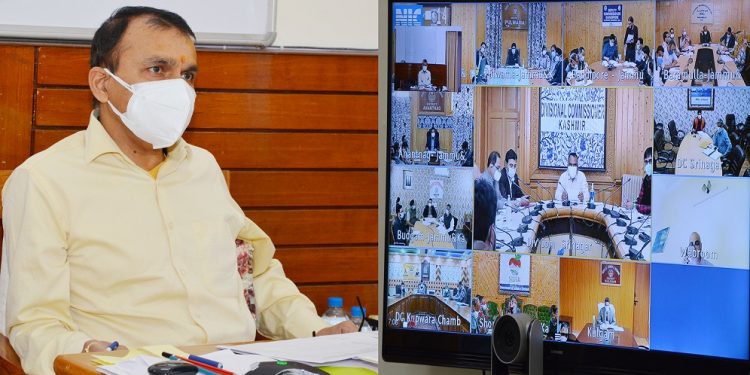 Principal Secretary to Lt Governor chairs meeting of all DCs