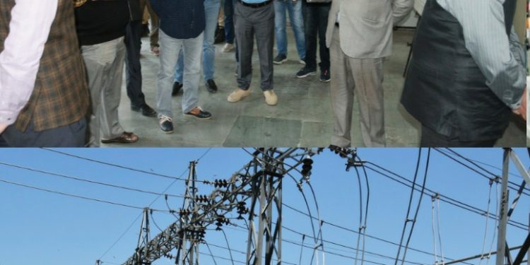 Advisor Baseer Khan inspects Power Grid, Receiving Stations in Srinagar