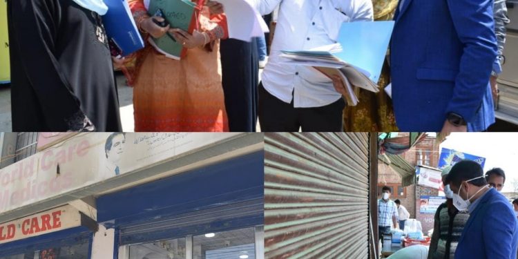 DC Srinagar conducts surprise inspection of Medical shops
