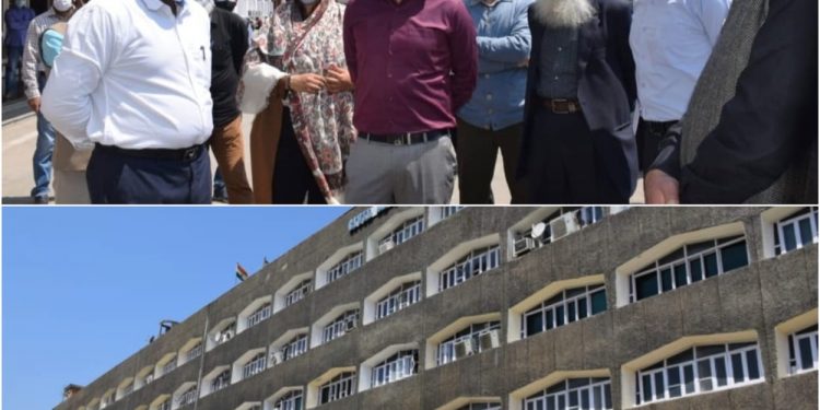 Div Com visits Civil Secretariat Srinagar