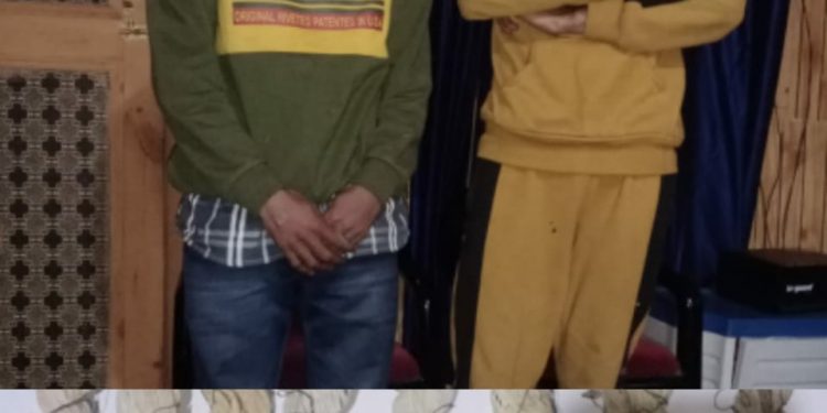 2 Drug-Peddlers Arrested After Fleeing From Police Custody In Bandipora