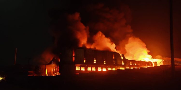 Inferno Guts Chemical Factory in Battal Udhumpur