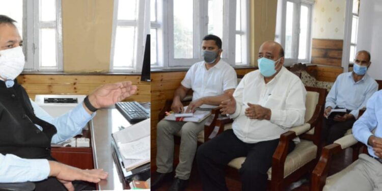 Advisor Baseer Khan chairs review meeting of Floriculture department