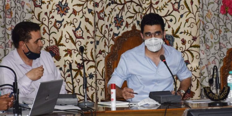 Dr Abid Rasheed reviews progress of Jal Jeevan Mission in Kashmir division