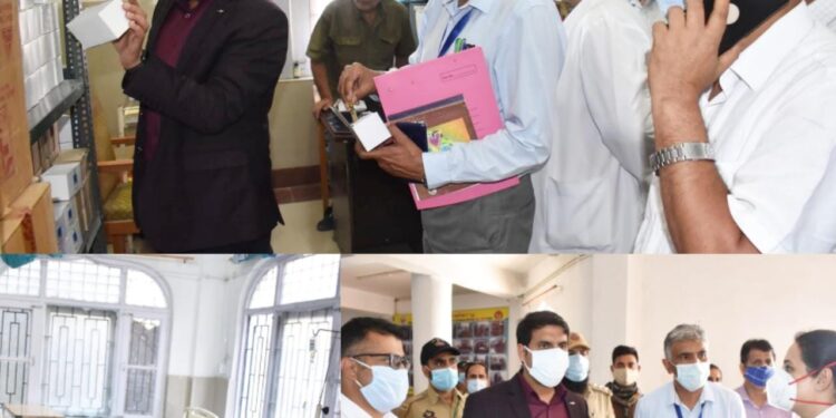DC Srinagar inspects upgradation works at PHC Batmaloo