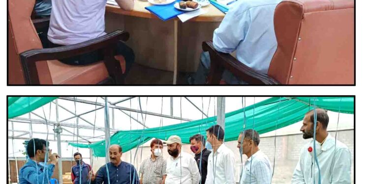 Director Agri Kmr reviews Physical/ Financial achievements of Shopian, Kulgam under CAPEX, CSSs