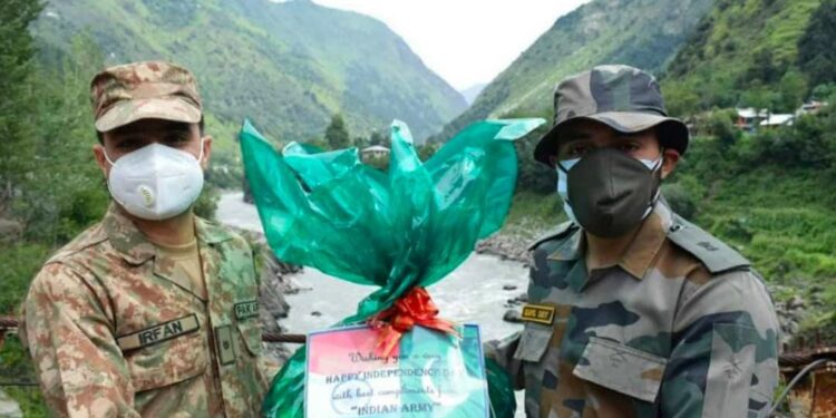 India, Pak Armies Exchange Sweets Along LoC On I-Day