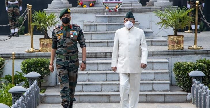 MoS Defence Visits Kashmir; Reviews Prevailing Security Situation
