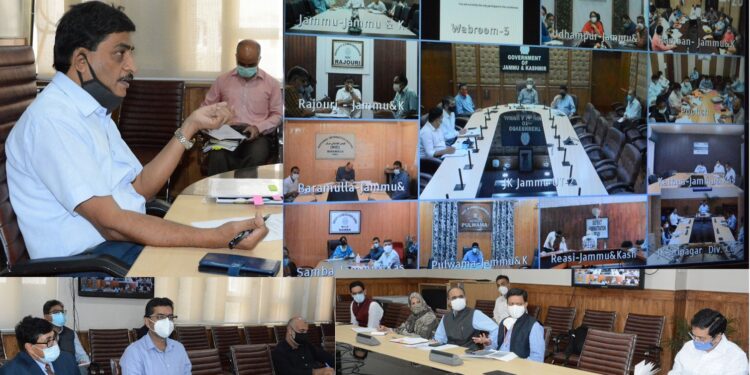 CS reviews progress of district plans in J&K
