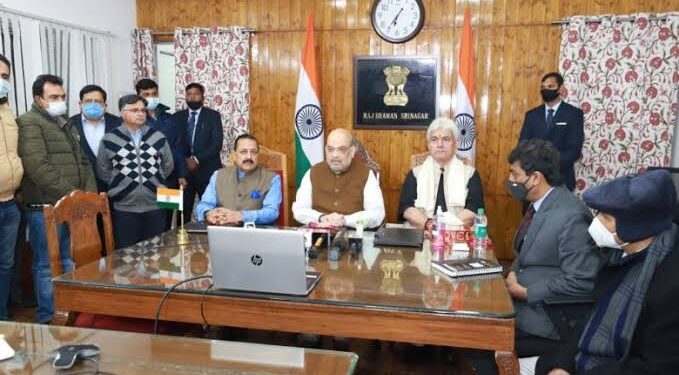 Amit Shah Flags Off Srinagar-Sharjah Flight