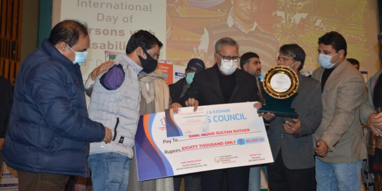 Persons with disabilities are our real life heroes, society must play role to push them forward: Advisor Farooq Khan