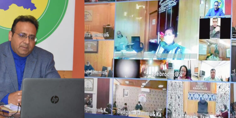 DG IMPARD, CS Planning review implementation of District Good Governance Index
