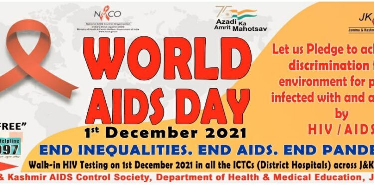 World AIDS Day Observed Across Kashmir Hospitals