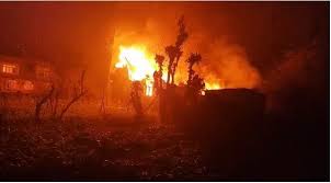 3 Residential Houses Gutted in Overnight Blaze in Boniyar
