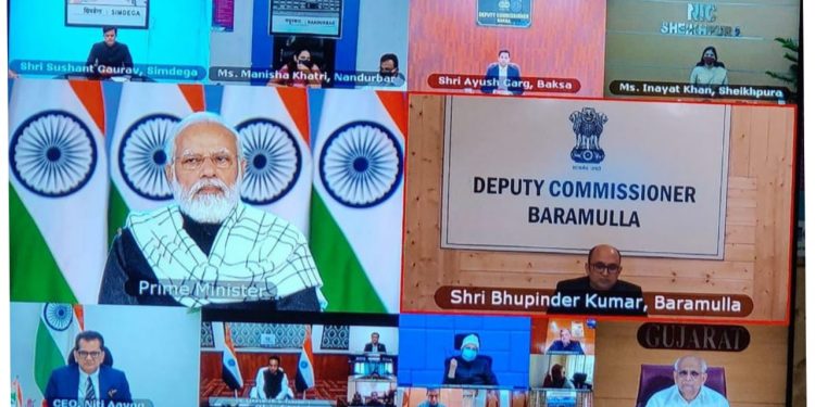PM Modi convenes virtual interaction with DCs of five Aspirational Districts