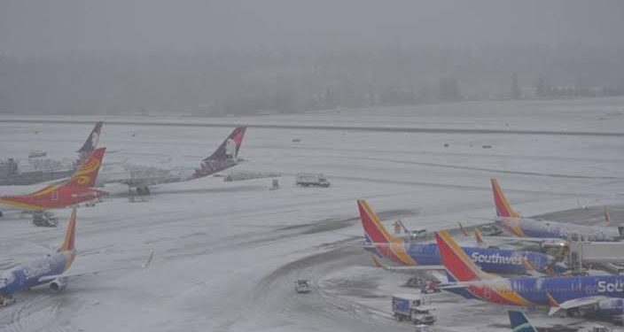 6 Flights Cancelled, Rest Operate As Weather Improves; Highway Reopens