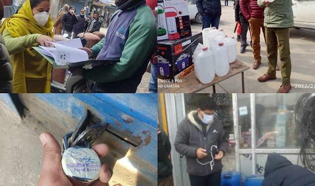 District Admin Srinagar cracks whip on unregulated sale of Acid