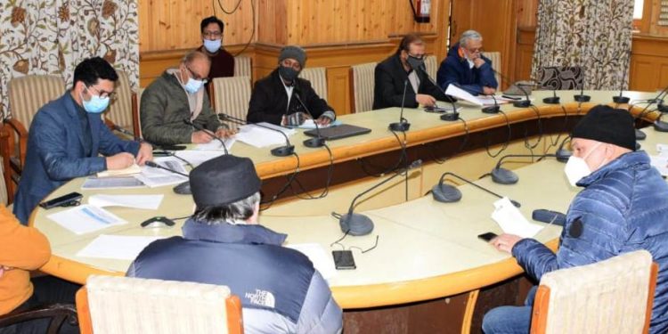 Div Com Kashmir chairs meeting regarding utility shifting on Srinagar Semi Ring Road