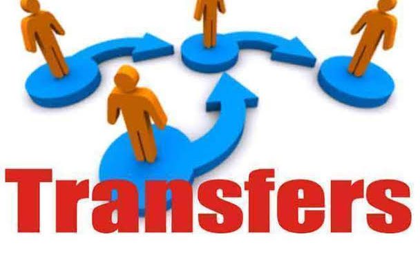 Govt Orders Transfer Of 5 Officers