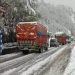 Highway Closed Due To Landslides, Snowfall
