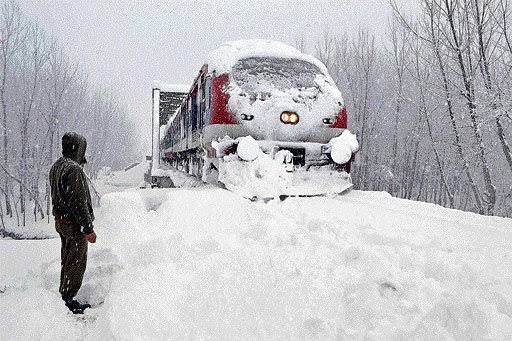 Heavy Snowfall Brings Life To Standstill In Kashmir