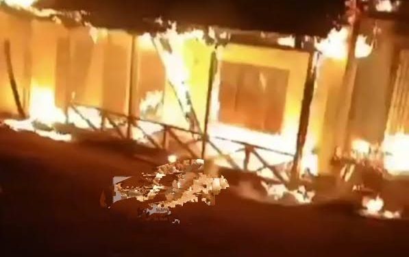 School Building Gutted in Fire Mishap in Nowgam Handwara