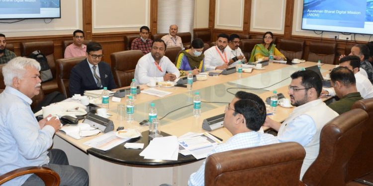 CEO, NHA reviews progress on AB PM JAY, ABDM in J&K