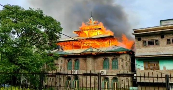 Mosque, Few Other Structures Gutted In Gojwara Blaze