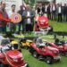 Commissioner Secretary Floriculture inaugurates ride on mowers