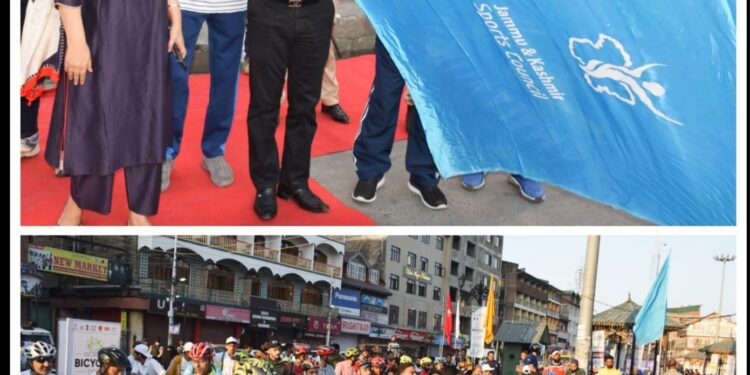 Cycling carries huge socio-economic & environmental message: Div Com Kashmir