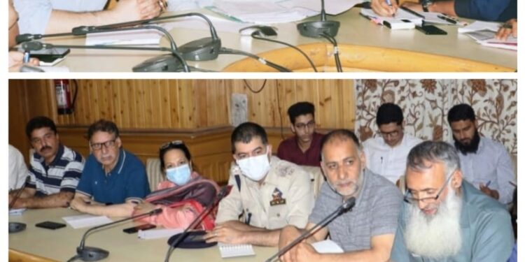 Div Com Kashmir reviews arrangements for Eid ul Adha