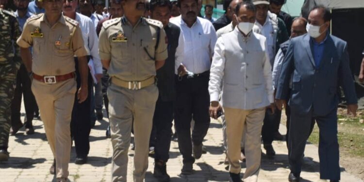 Nitishwar Kumar inspects Shri Amarnathji Yatra arrangements at Nunwan