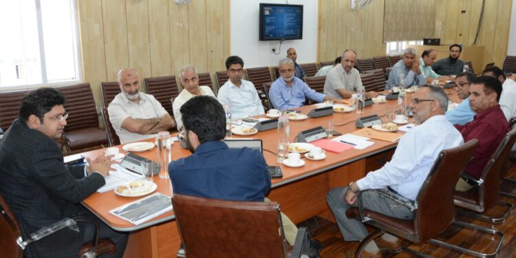 Secretary Planning, Development and Monitoring Dept. Reviews progress on World Bank funded Jhelum Tawi Flood Recovery Project