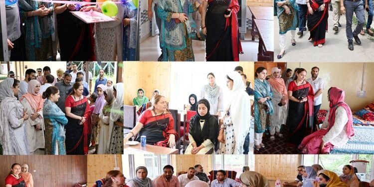 Comm Secy SWD inaugurates Child Care Institute for girls at Shopian