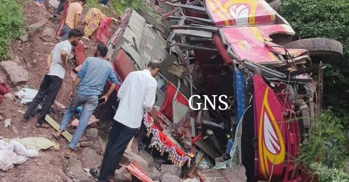 2 of wedding party killed, 54 injured in Udhampur bus accident