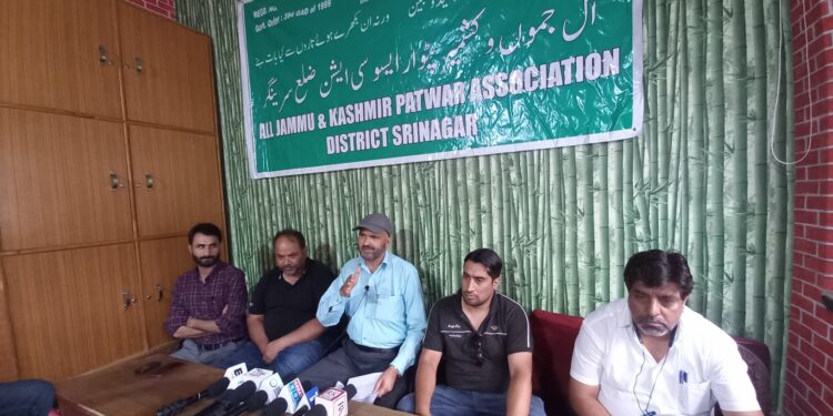 All J&K Patwar Association Announces 3-Day Pen Down Strike