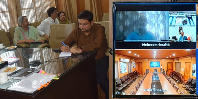 Bhupinder assesses palliative healthcare in DHs of J&K