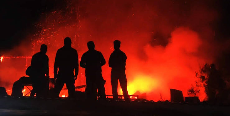 House, cowshed gutted in fire incident in Bandipora