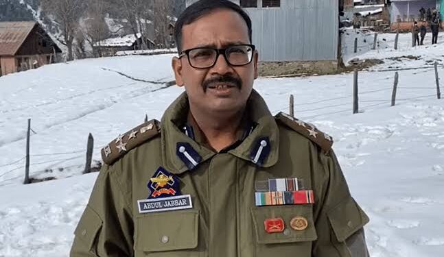 DIG Abdul Jabbar (IPS) Relieved, To Join CBI For 5 Years