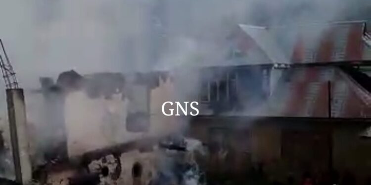 3-storey house completely gutted in overnight blaze in Poonch