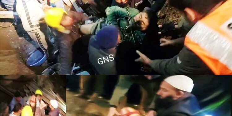 Over 10-hour Long Rescue Operation Ends As Trapped Uncle-Nephew Duo Retrieved from Caved In Well at Hatmulla Kupwara
