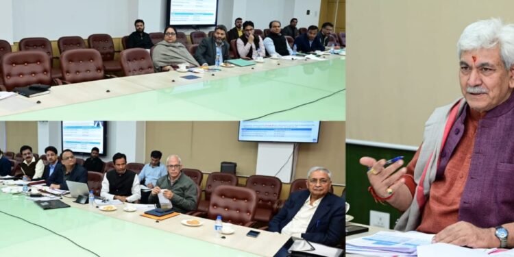 Lt Governor chairs review meeting of Power Development Department