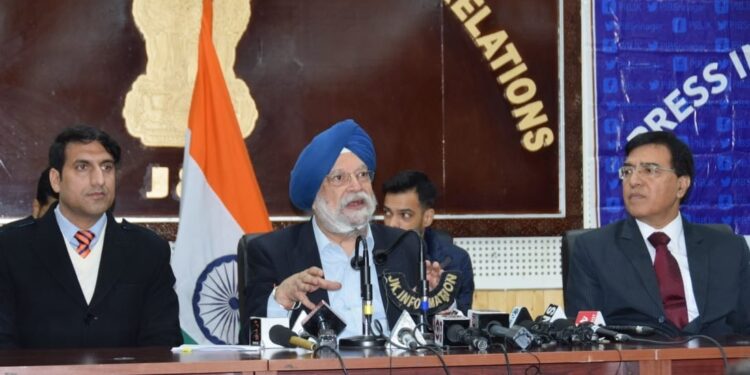 PM’s dream of development in J&K is becoming a reality: Hardeep S. Puri