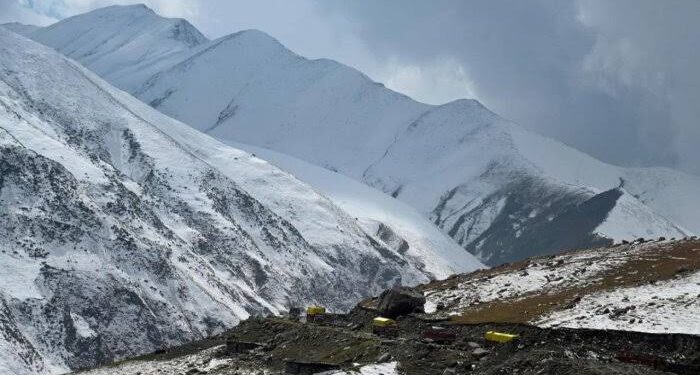 Light snowfall in Gulmarg, other upper reaches in Kashmir, Leh