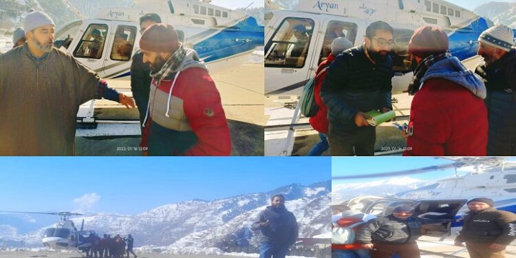 District Administration Kupwara arranges Air Sorties for Karnah