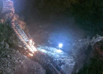 Bridge In Reasi Collapses, 2 Injured As 2 Vehicles Fall Into Rivulet