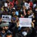 JKSSB Job Aspirants Protest in Srinagar, Demand Complete Ban on APTECH Ltd.