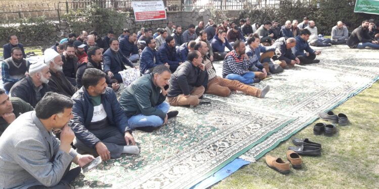 Anantnag Patwar Association Stages Sit-in, Seek Prompt Redressal of Various Demands