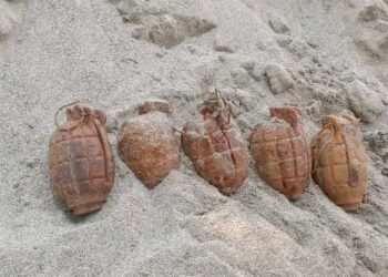05 Rusted Grenades Recovered in Akhnoor