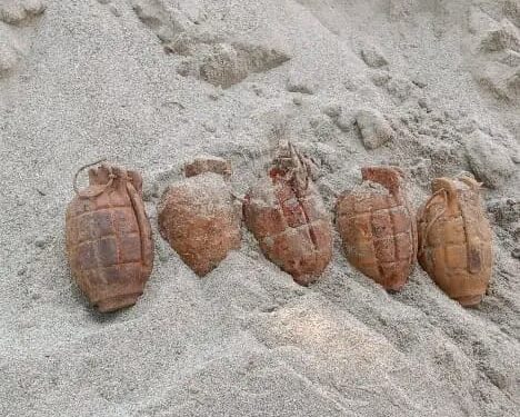 05 Rusted Grenades Recovered in Akhnoor